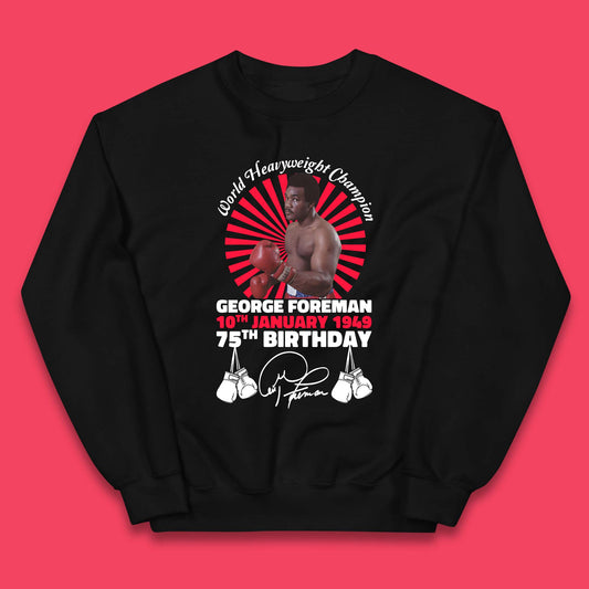 George Foreman 75th Birthday Kids Jumper