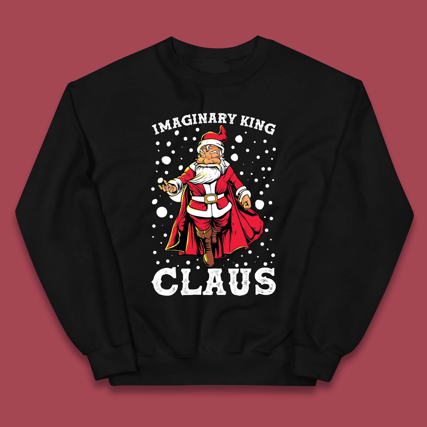 Imaginary King Claus Christmas Kids Jumper