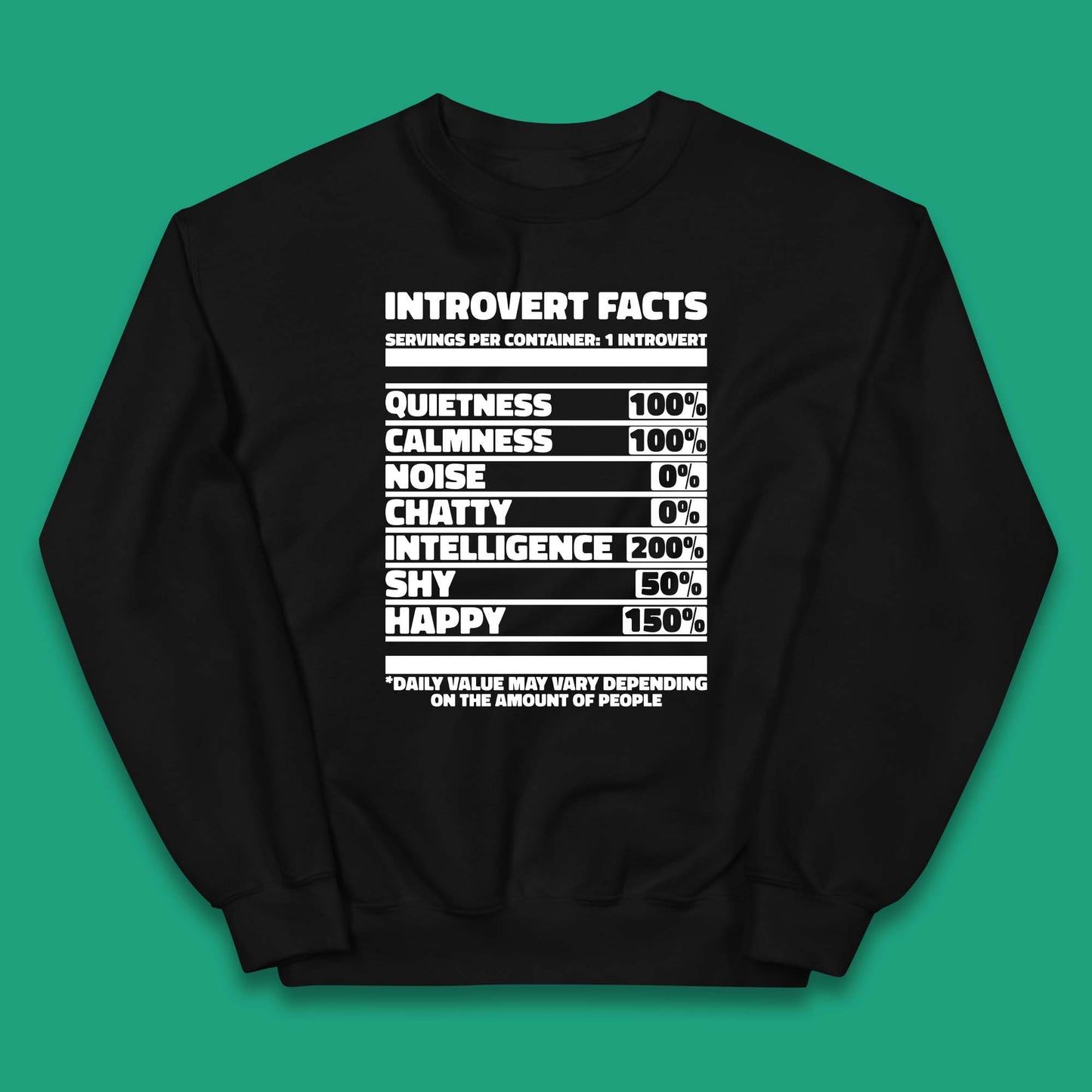 Introvert Facts Kids Jumper