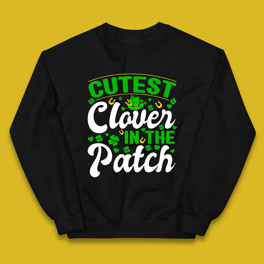 Cutest Clover In The Patch Kids Jumper