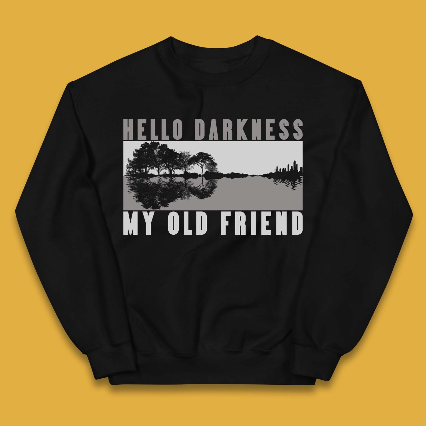 Hello Darkness My Old Friend Kids Jumper