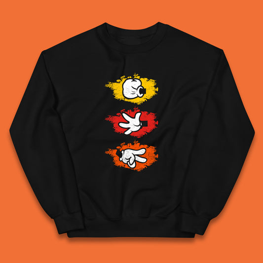 Mickey Rock Paper Scissors Sweatshirt