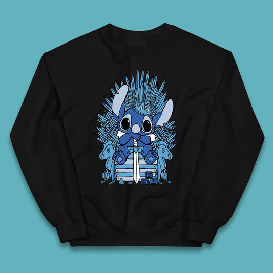 Disney Stitch Game Of Thrones Movie Parody The Throne Lilo And Stitch Kids Jumper