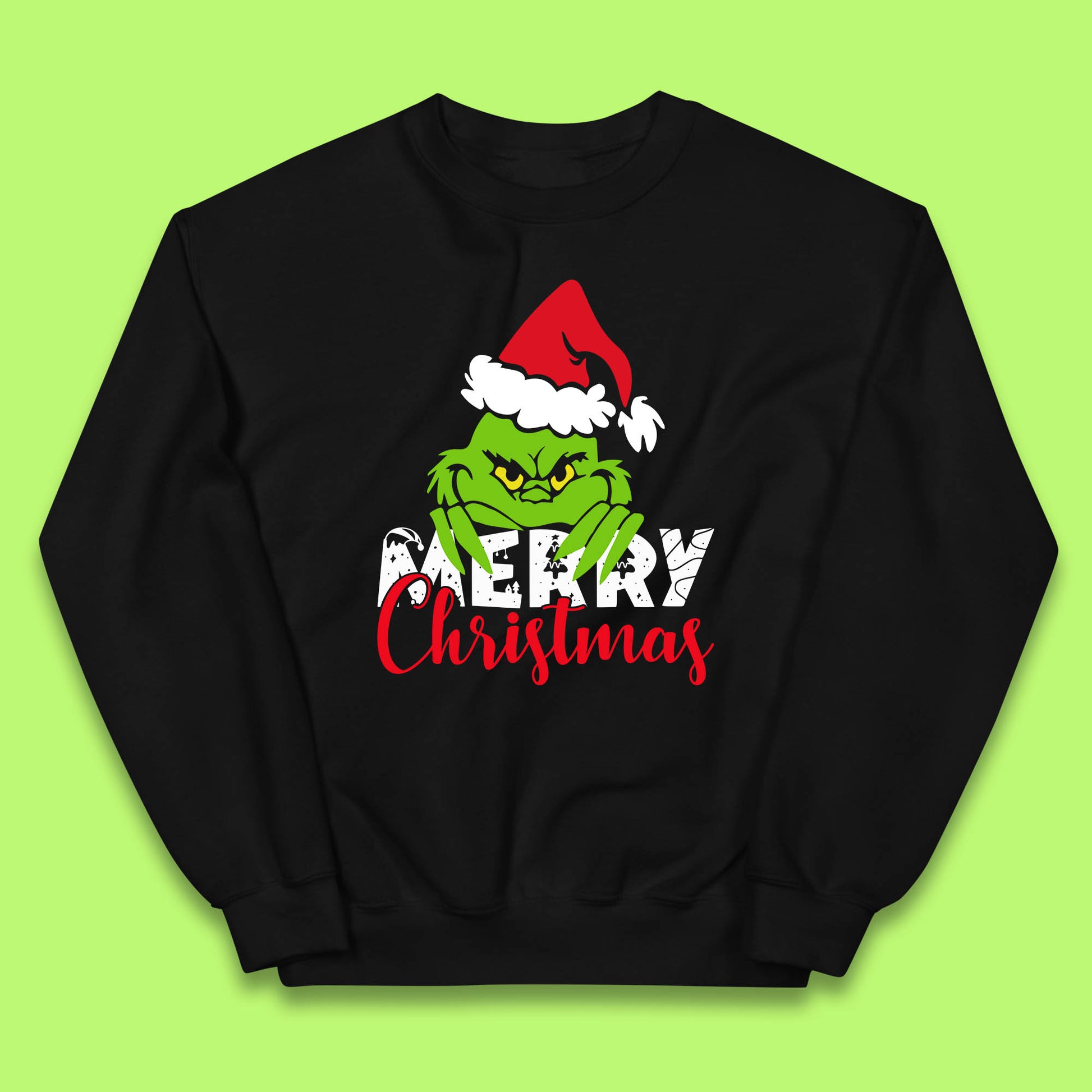 merry christmas grinch jumper