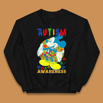 Autism Awareness Mickey Mouse Kids Jumper