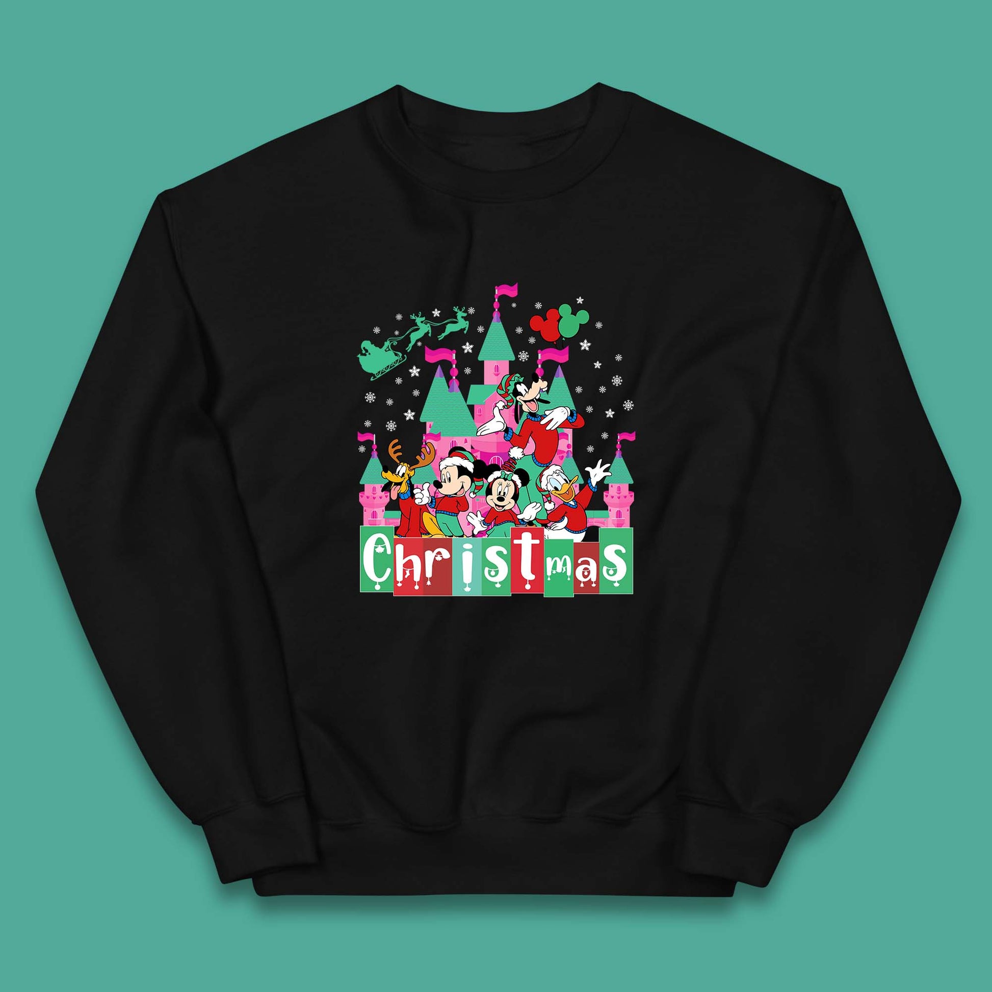 christmas disneyland kids jumper