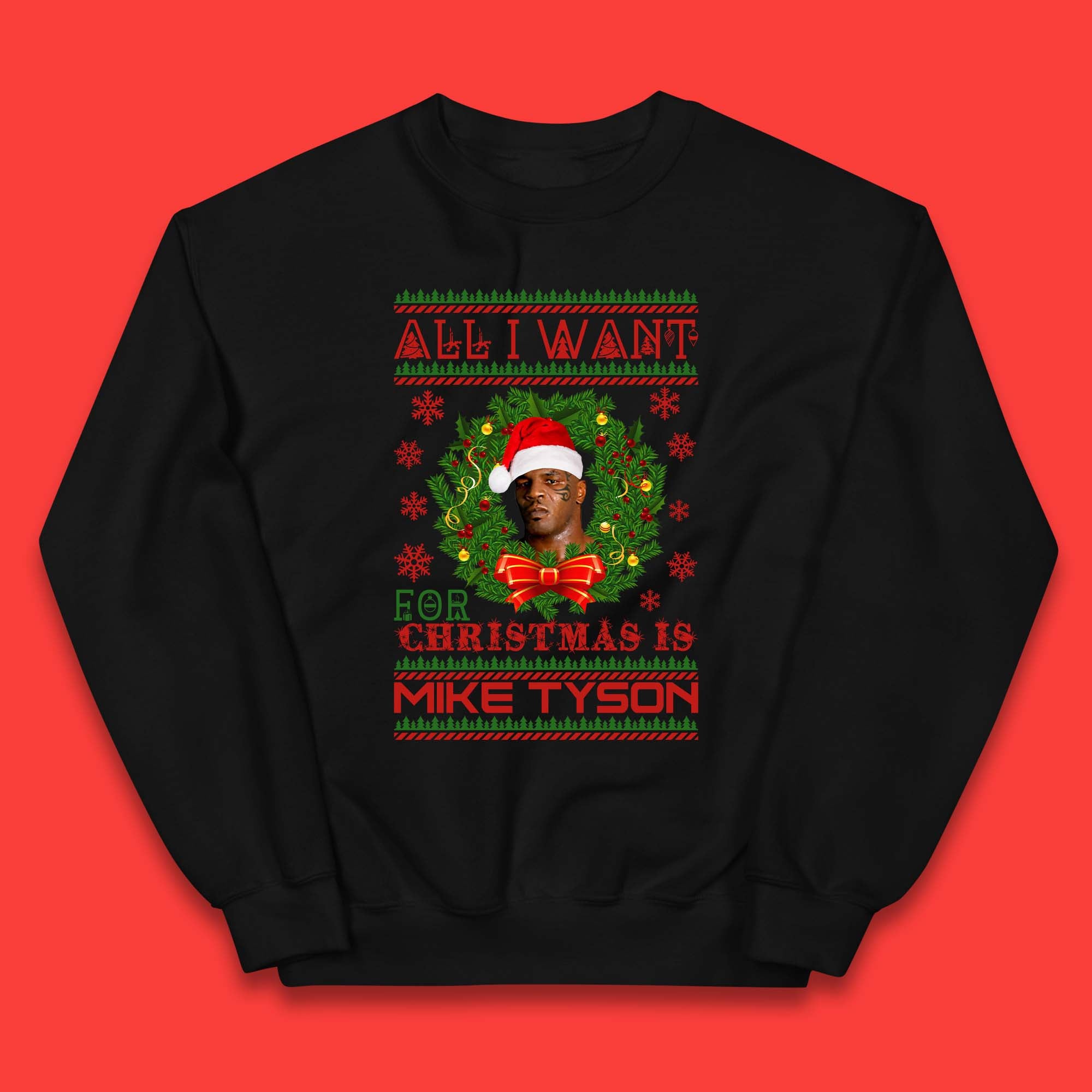 Mike tyson hot sale christmas jumper