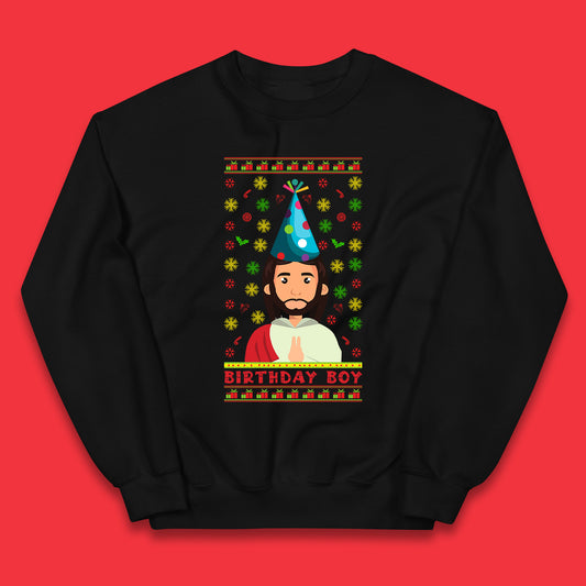 jesus birthday boy christmas jumper