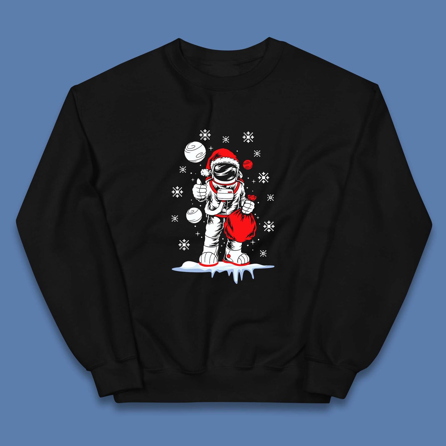 christmas astronaut santa jumper