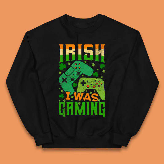 Irish I Was Gaming Kids Jumper