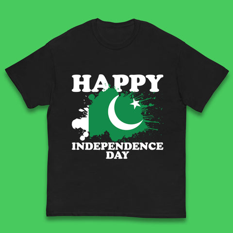 Happy Independence Day Pakistan 14th August Patriotic Pakistani Flag Kids T Shirt