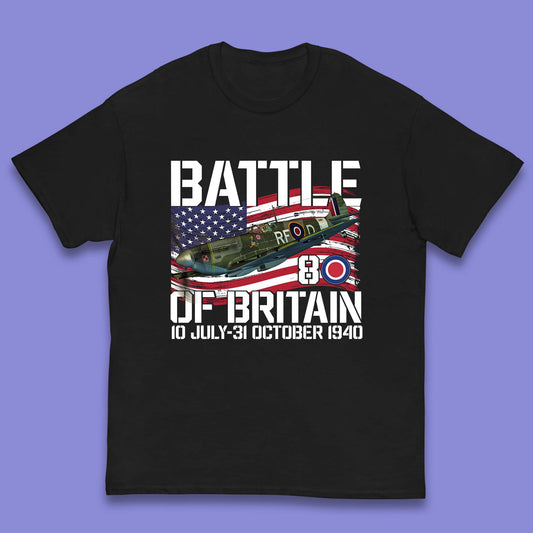 Battle Of Britain 10 July To 31 October 1940 WW2 Fighter Jet British Airforce Kids T Shirt