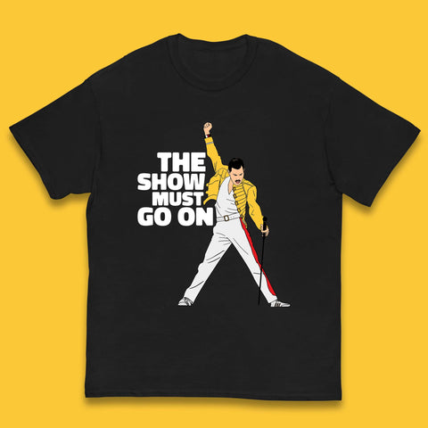 The Show Must Go On Freddie Mercury British Singer Songwriter Kids T Shirt