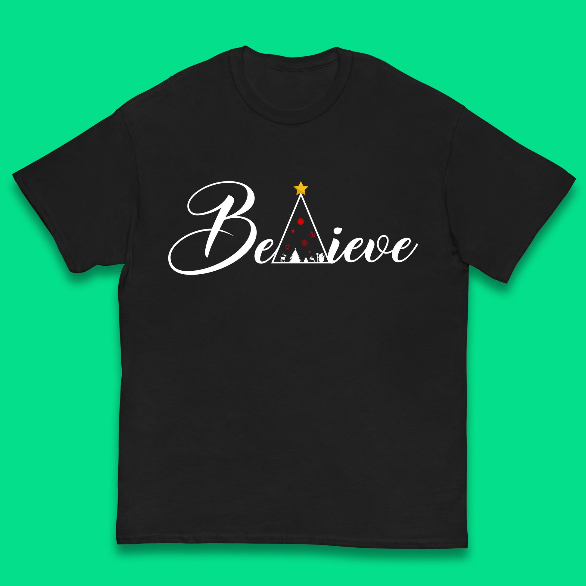 believe christmas t shirt