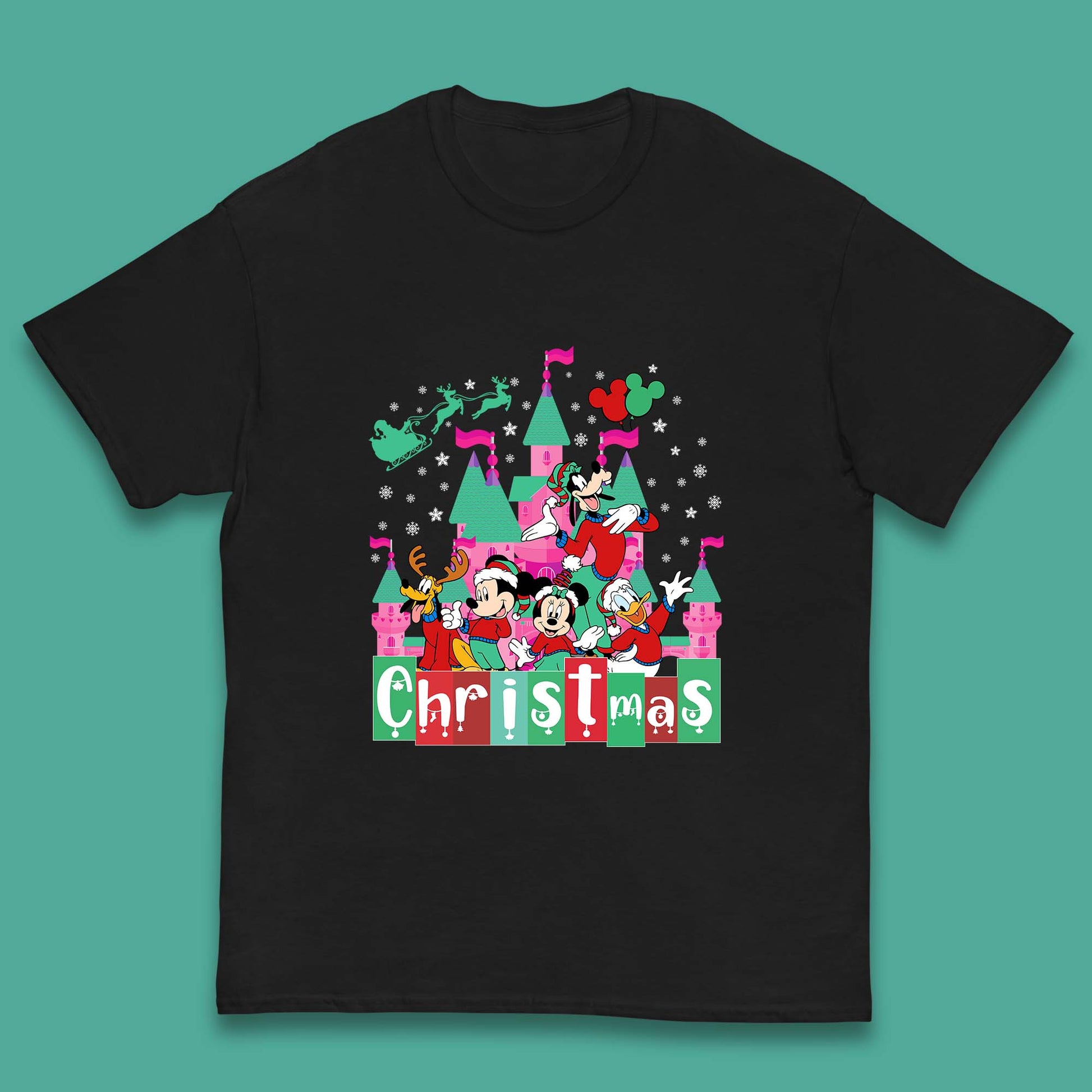 christmas disneyland kids t shirt