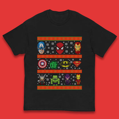 Avengers Superhero Christmas Kids T-Shirt