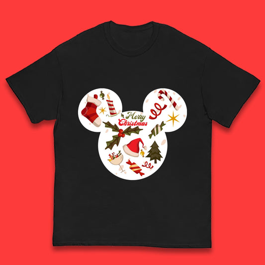 mickey mouse christmas tee