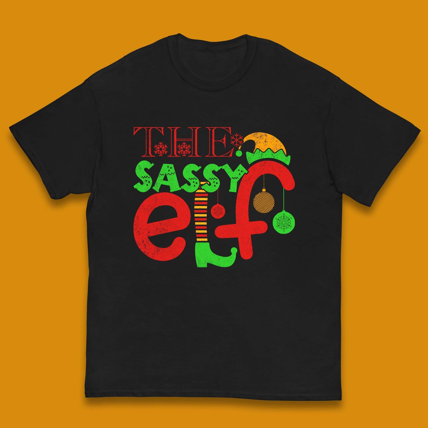 The Sassy Elf Christmas Kids T-Shirt