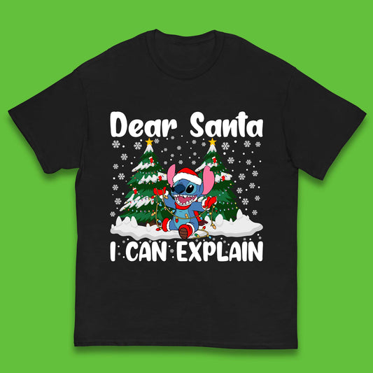 Santa Stitch Christmas Kids T-Shirt