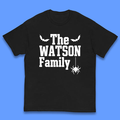 Personalised Halloween Family Your Name Horror Scary Spooky Matching Costume Kids T Shirt