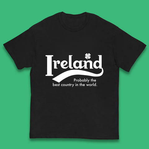 Ireland Probably The Best Country In The World Republic Of Ireland Country In North-Western Europe Kids T Shirt