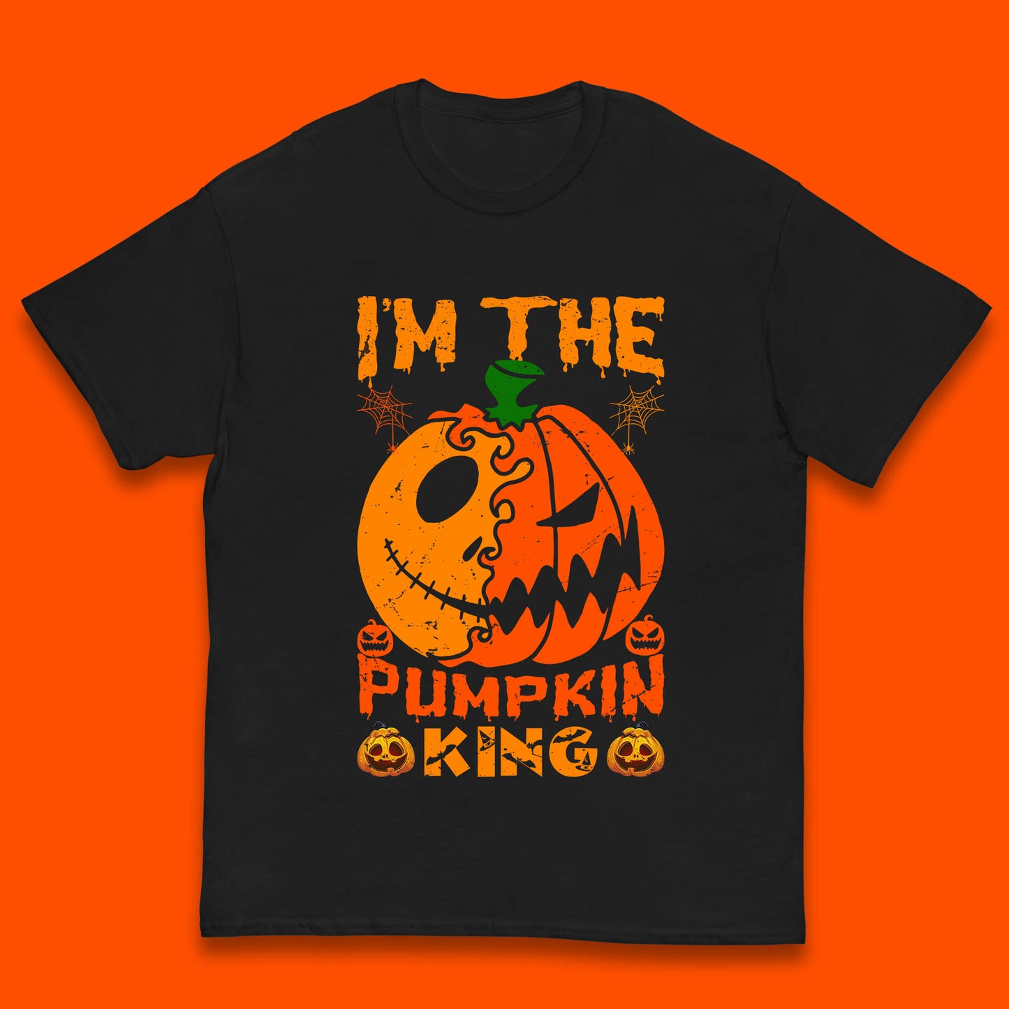 I'm The Pumpkin King Halloween Jack Skellington Pumpkin Nightmare Before Christmas Kids T Shirt