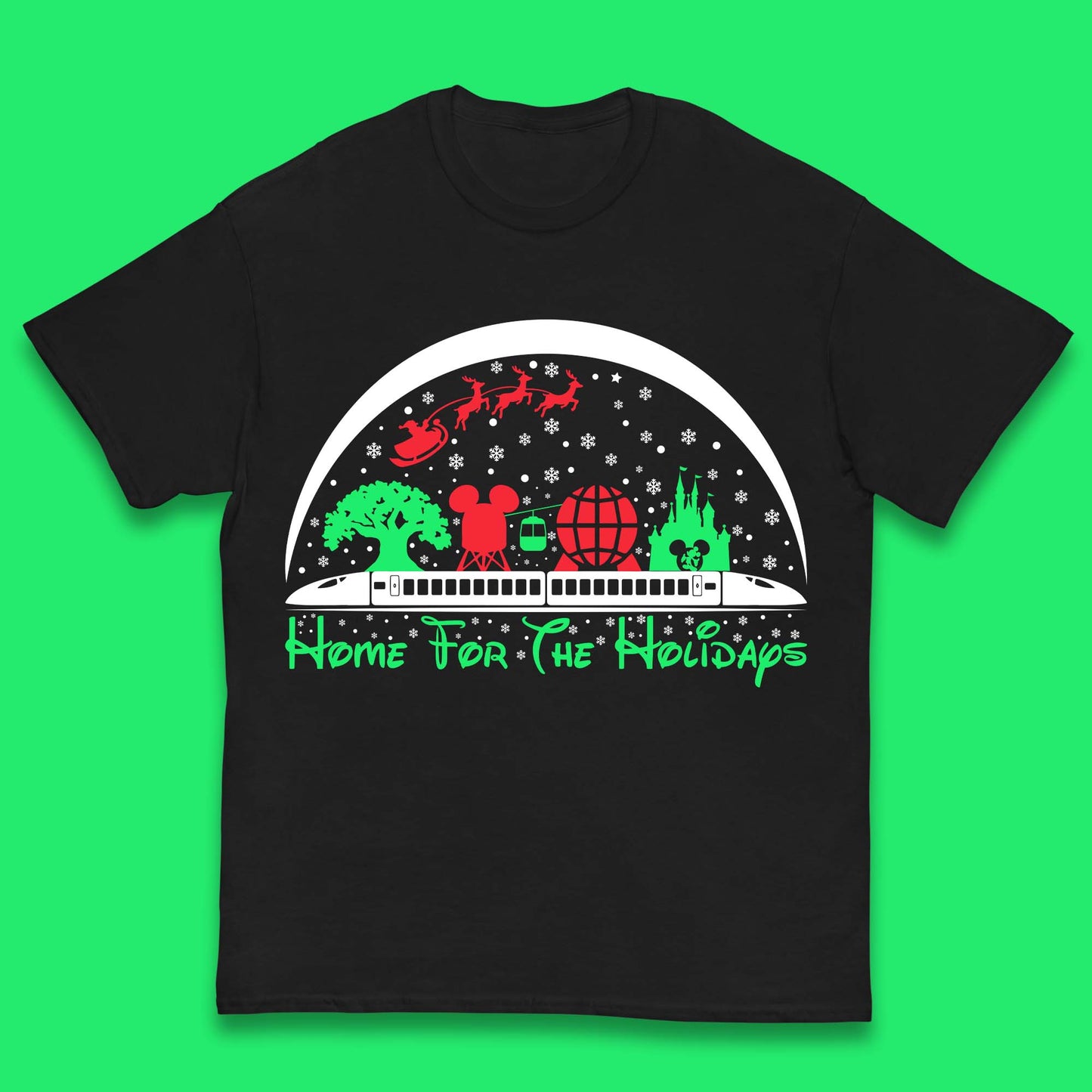 Home For The Holidays Christmas Kids T-Shirt