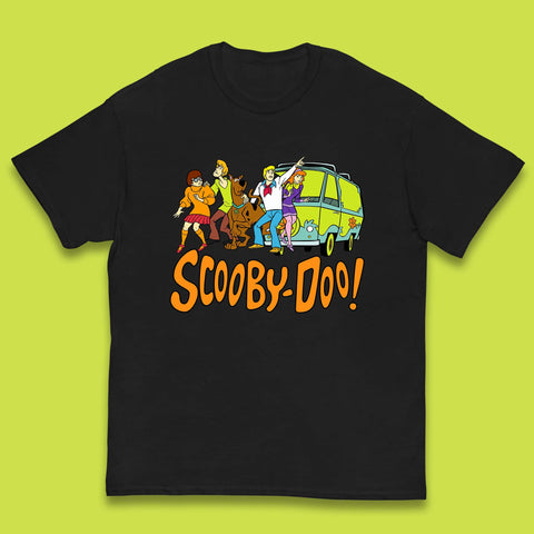 Halloween Scooby Doo & Gang Horror Van Scary Mystery Machine Kids T Shirt