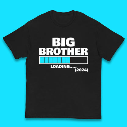 Big Brother Loading 2024 Promoted To Big Brother Sibling Reveal Kids T Shirt