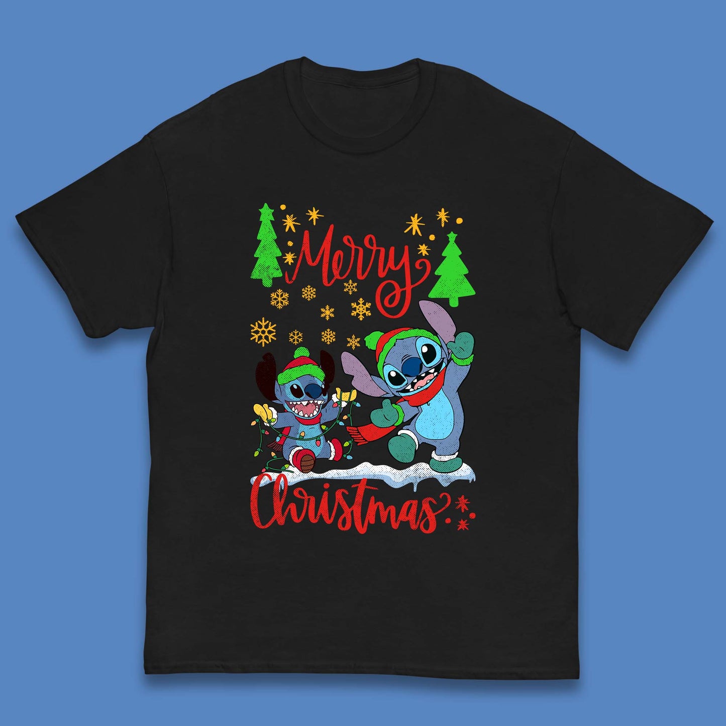 Stitch Squad Christmas Kids T-Shirt