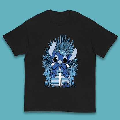 Disney Stitch Game Of Thrones Movie Parody The Throne Lilo And Stitch Kids T Shirt