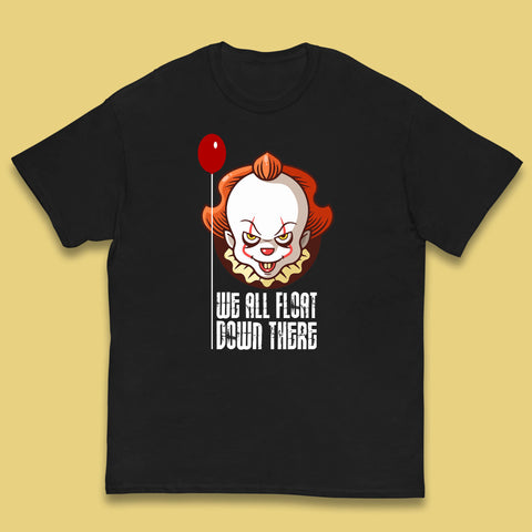 We All Float Down There IT Chapter 2 Halloween IT Clown Pennywise Horror Movie Character Kids T Shirt