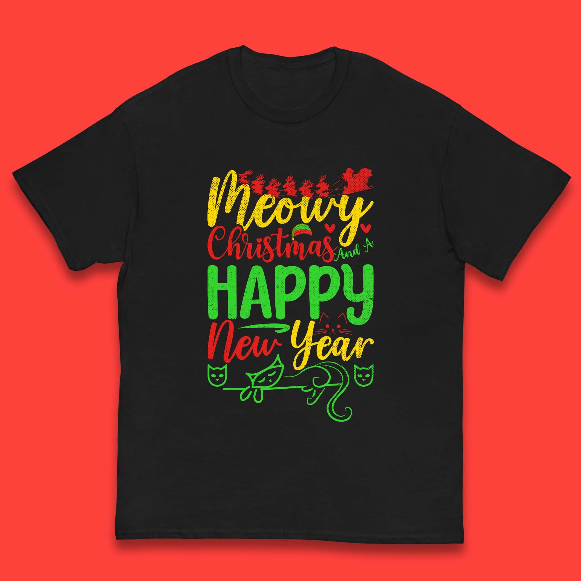 merry catmas t shirt