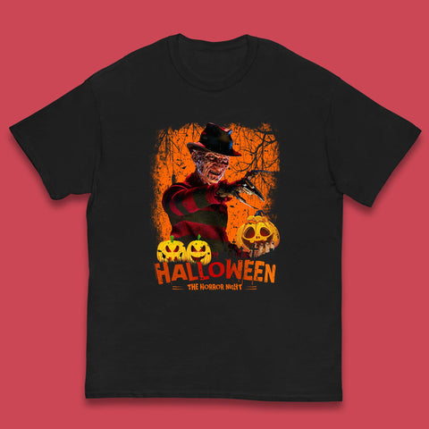 Halloween The Horror Night Freddy Krueger Horror Movie Character Serial Killer Kids T Shirt