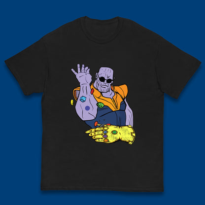 Thanos Infinity Stones Bae Avengers Infinity War Salt Bae Thanos Spoof Marvel Comics Infinity Gauntlet Kids T Shirt