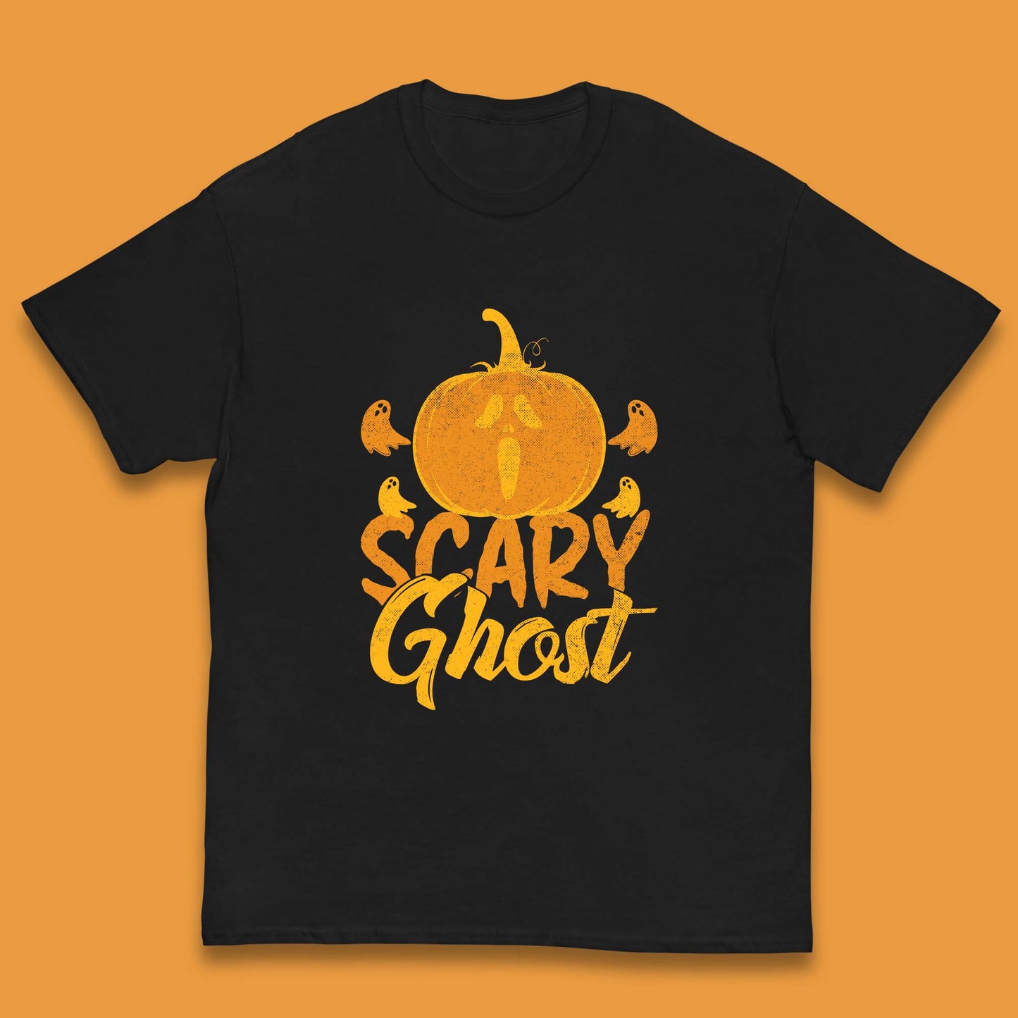 Scary Ghost Halloween Scream Ghost Face Horror Scary Pumpkin Ghostface Kids T Shirt