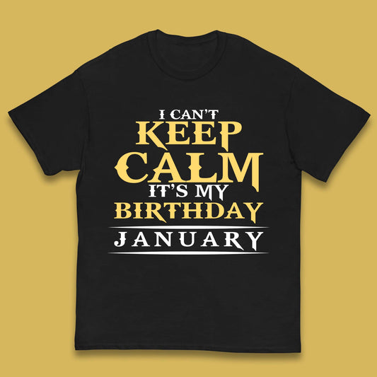 January Birth Party Kids T-Shirt