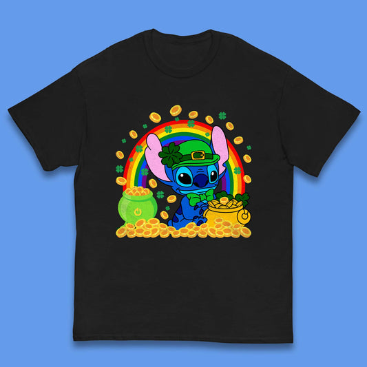 Disney Stitch St Patrick's Day Kids T-Shirt