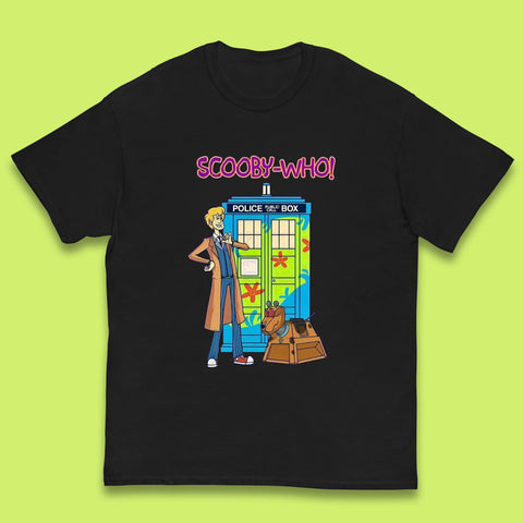 Scooby-Who Police Public Call Box  Scooby-Doo Doctor Who Tardis Police Box Kids T Shirt