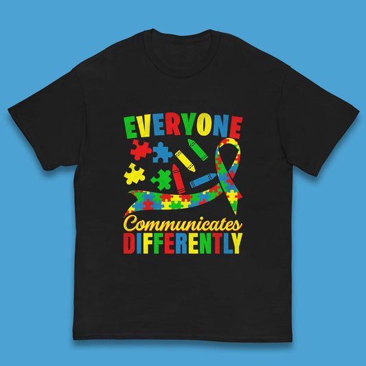 Everyone Communicates Differently Kids T-Shirt