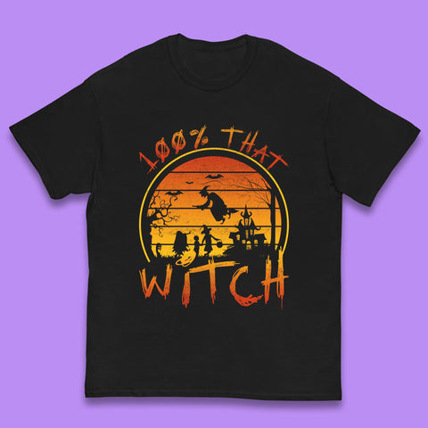 100% That Witch Halloween kids T Shirt