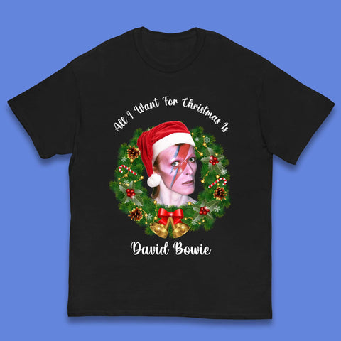 David Bowie Christmas Kids T-Shirt
