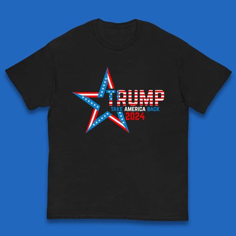 Trump Take America Back 2024 Donald Trump Presidential Election Kids T Shirt