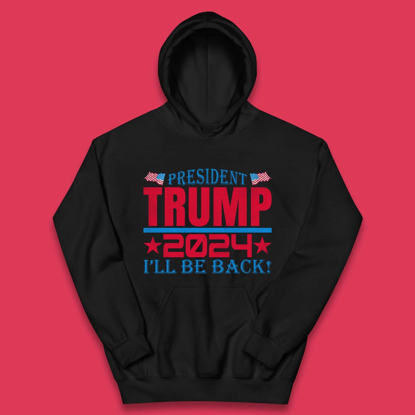 President Trump 2024 Kids Hoodie