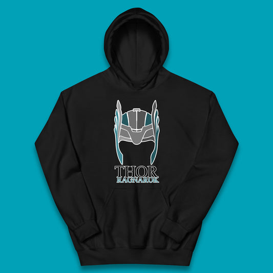 Thor Ragnarok Marvel Avenger Thor Helmet Superhero Movie Character Thor Helmet Ragnarok Kids Hoodie