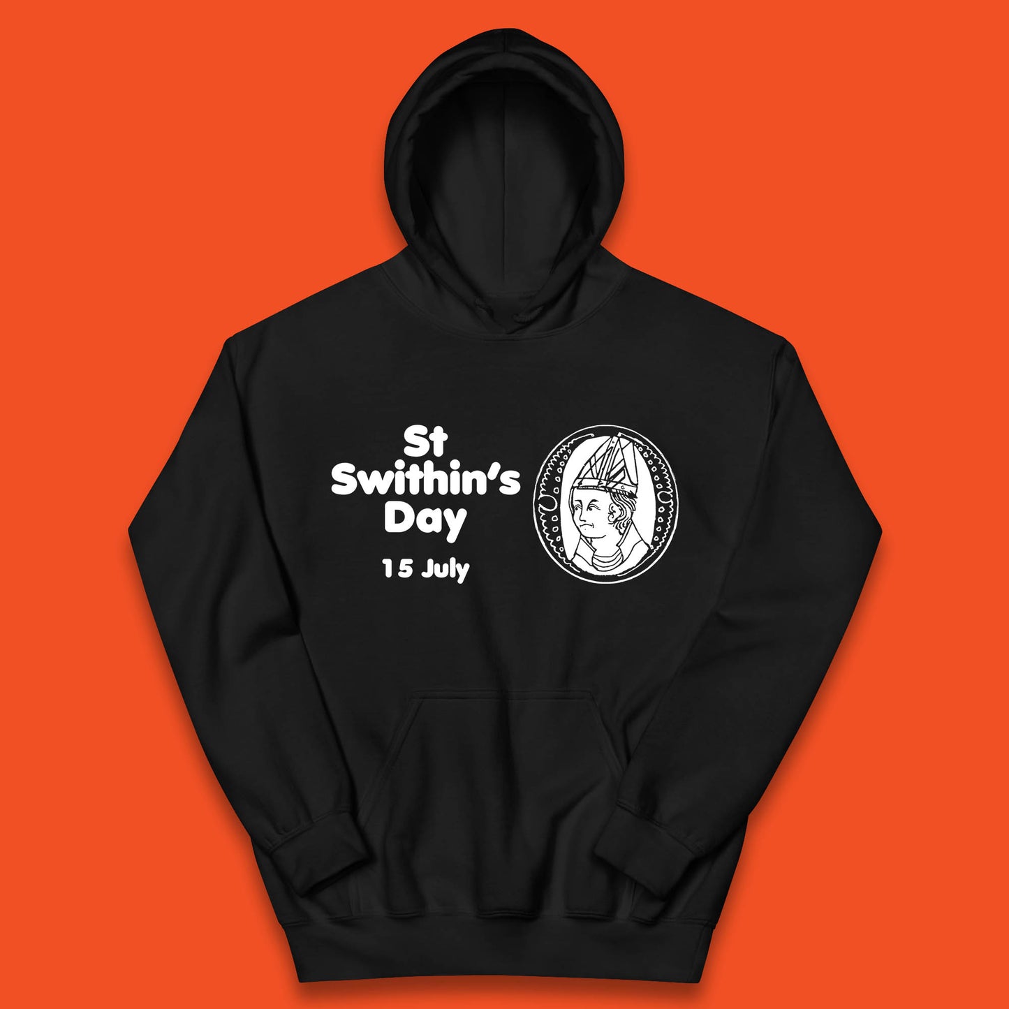 St. Swithin's Day 15 July Saint Swithun's Day Weather Folklore Kids Hoodie