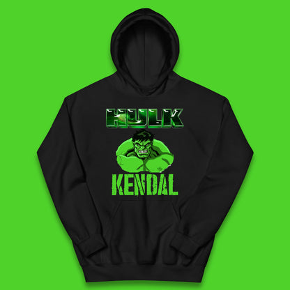 Personalised Hulk Your Name Marvel’s The Incredible Hulk  Marvel Avengers Hulk Giant Man Angry Hulk Superhero Kids Hoodie