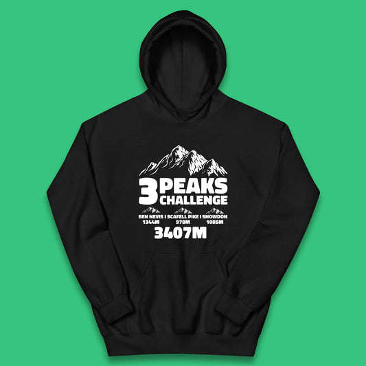 3 Peaks Challenge Kids Hoodie