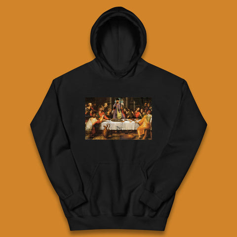 Jesus Quintana The Big Lebowski Dude Last Supper By Juan De Juanes Christmas Religious Christian Motives Kids Hoodie