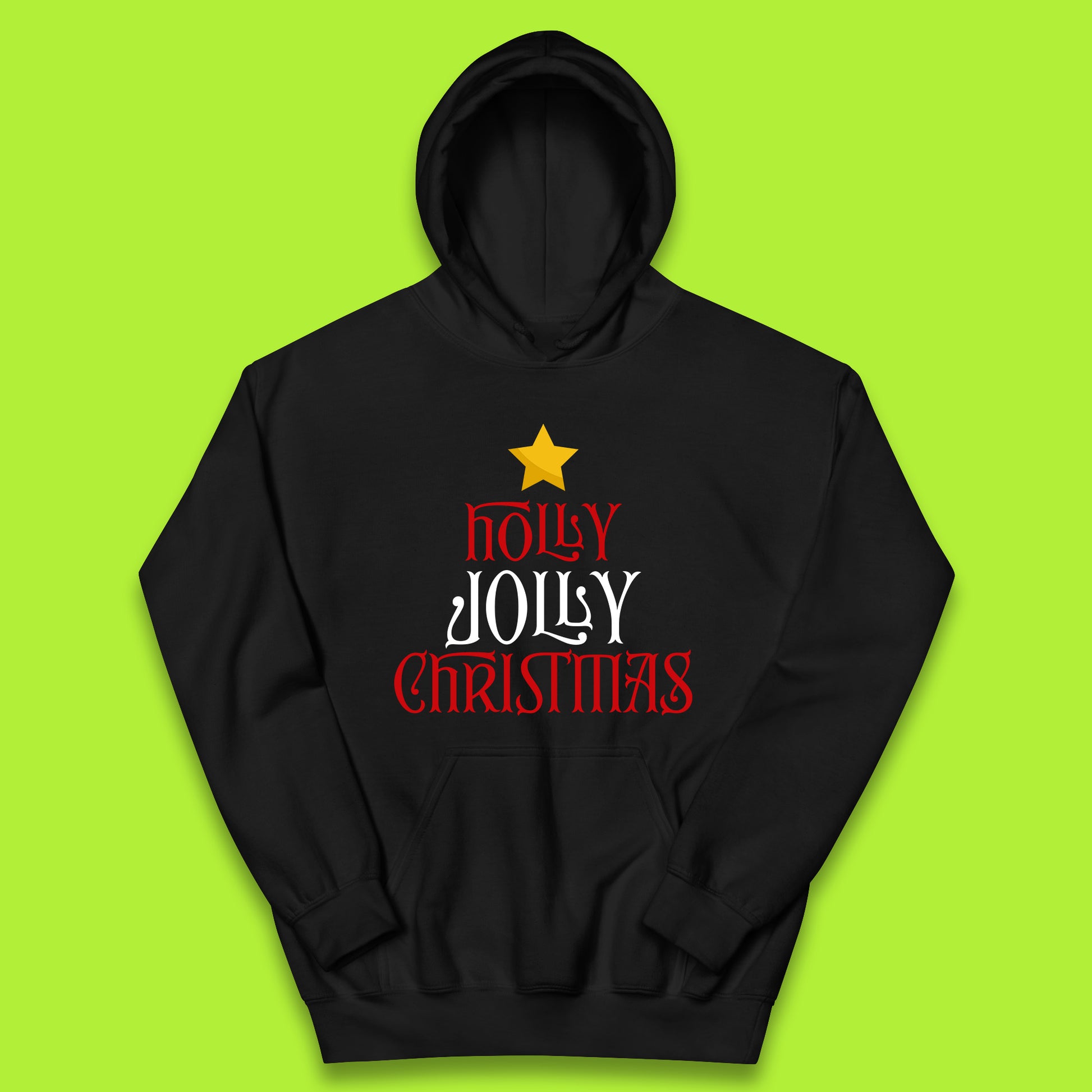 holly jolly christmas hoodie